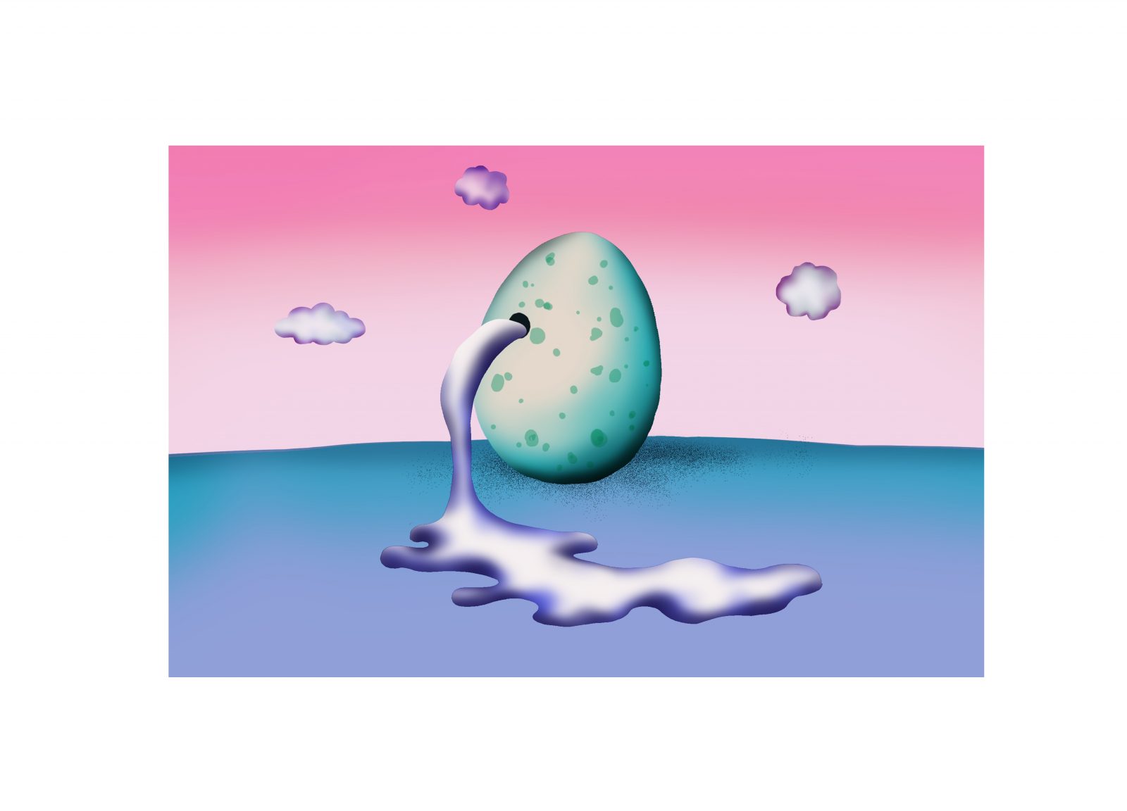 Egg Fountain in Wastopia